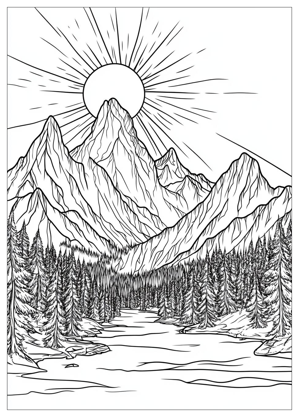 Berg Ausmalbilder 15