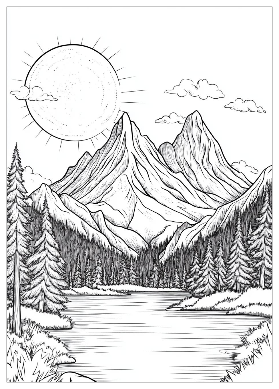 Berg Ausmalbilder 16