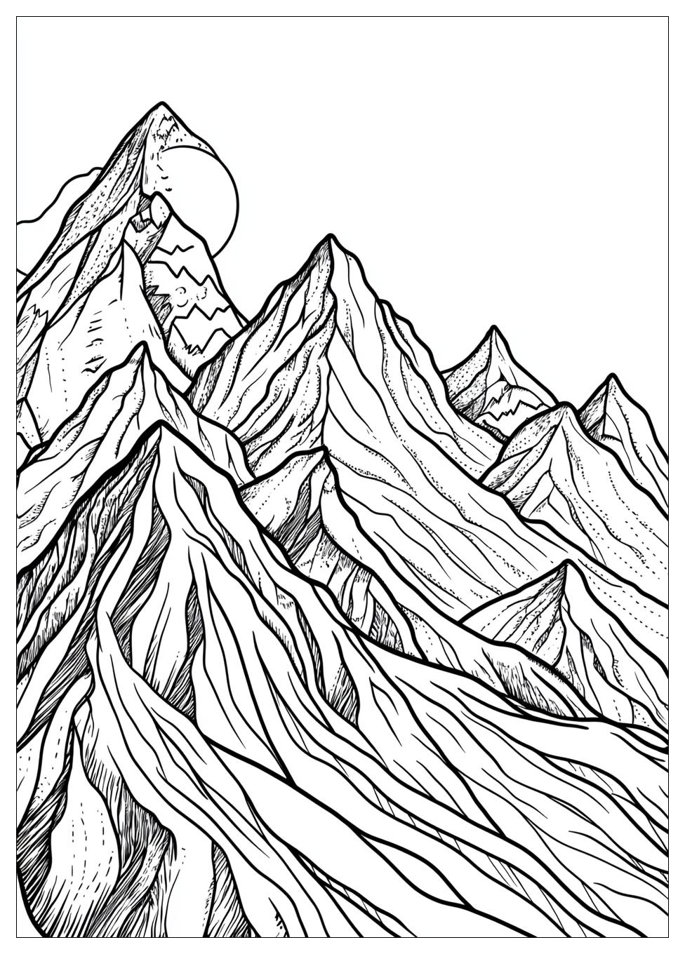 Berg Ausmalbilder 19