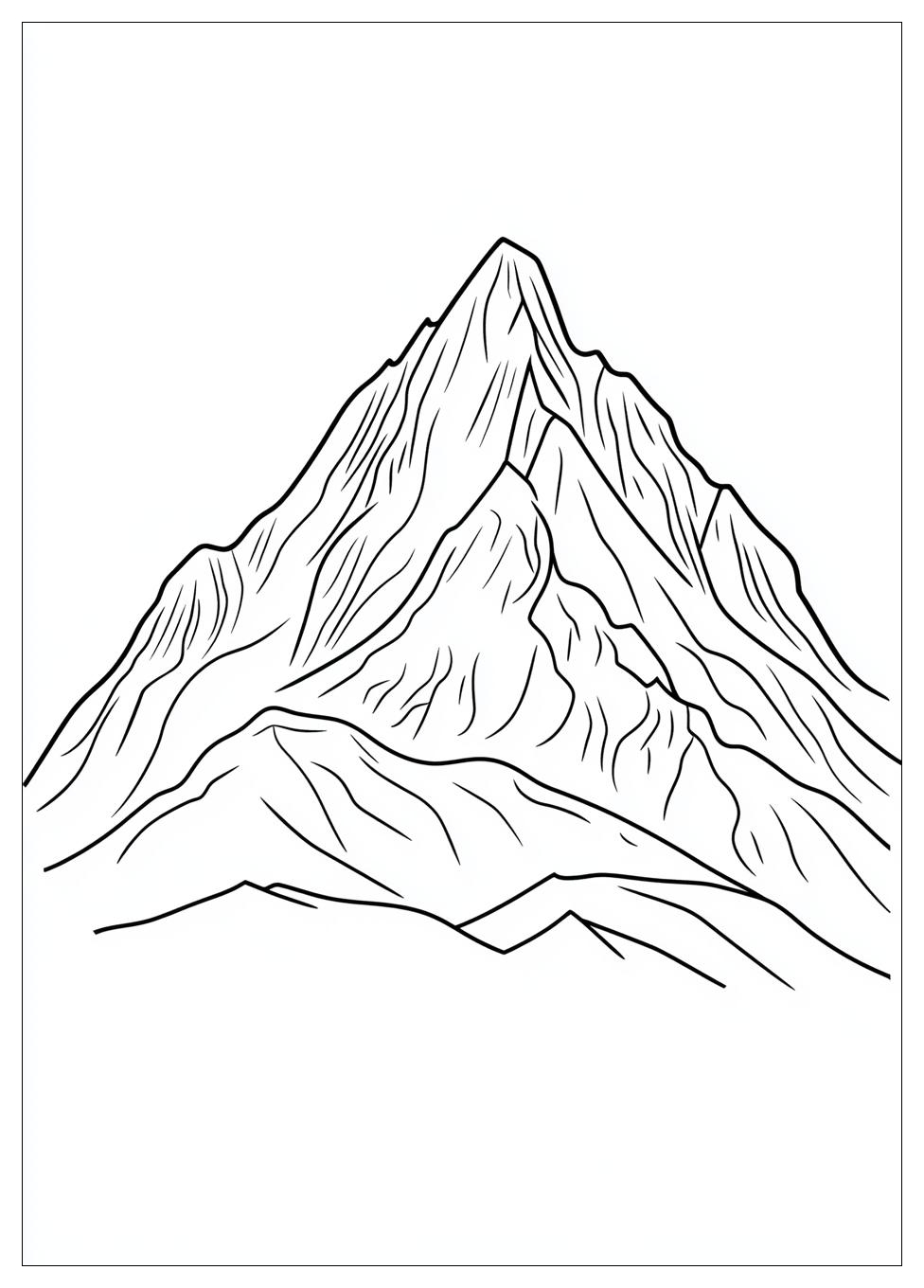 Berg Ausmalbilder 2
