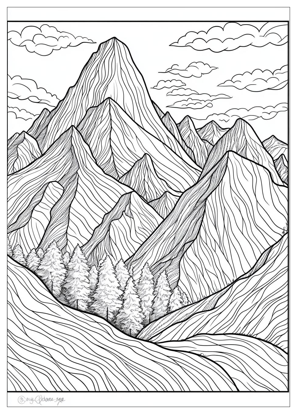 Berg Ausmalbilder 21