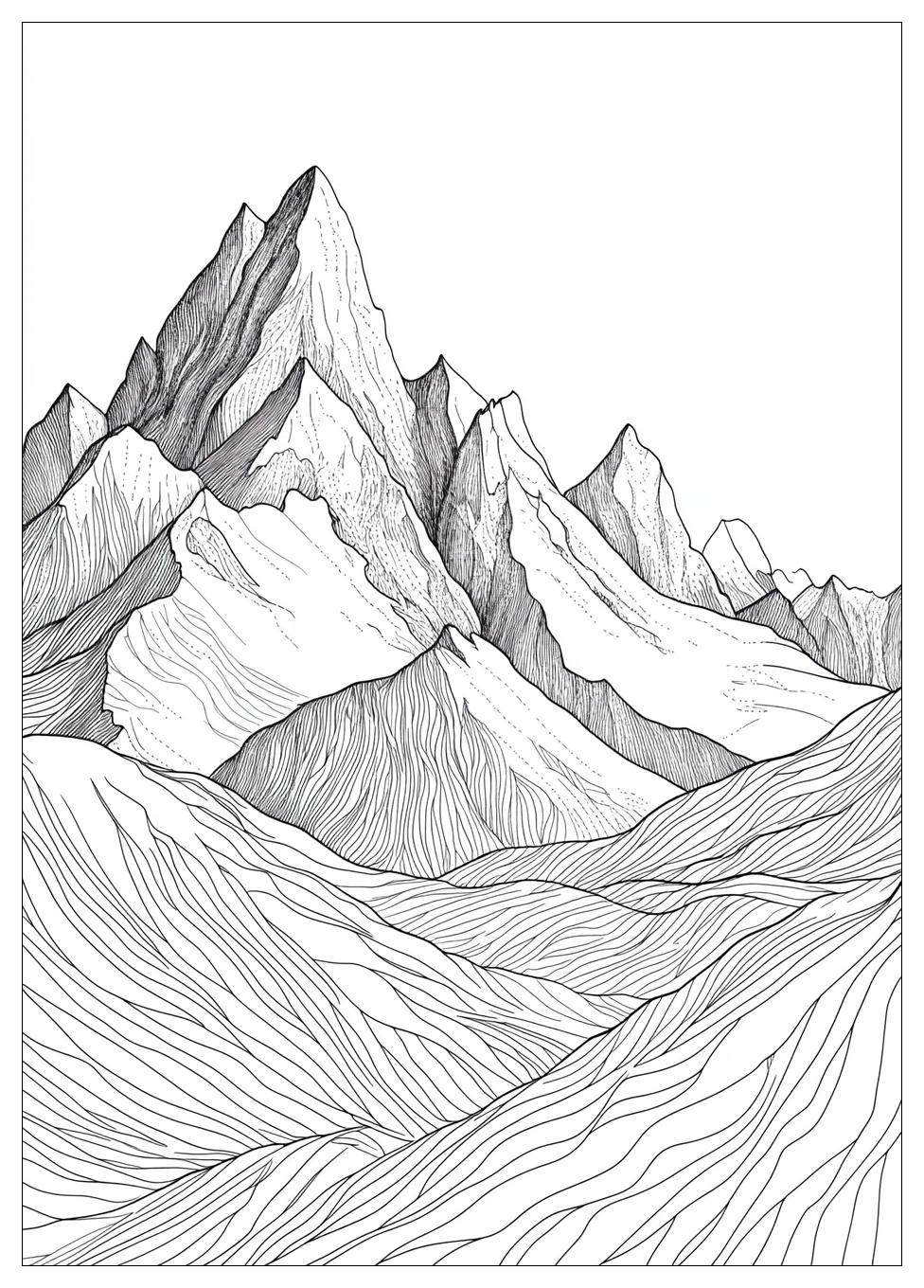 Berg Ausmalbilder 22