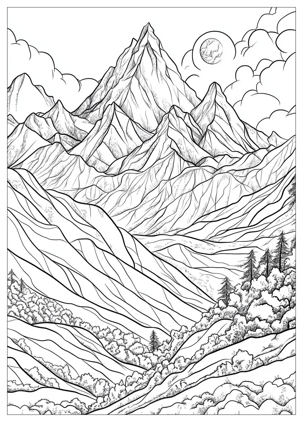 Berg Ausmalbilder 23