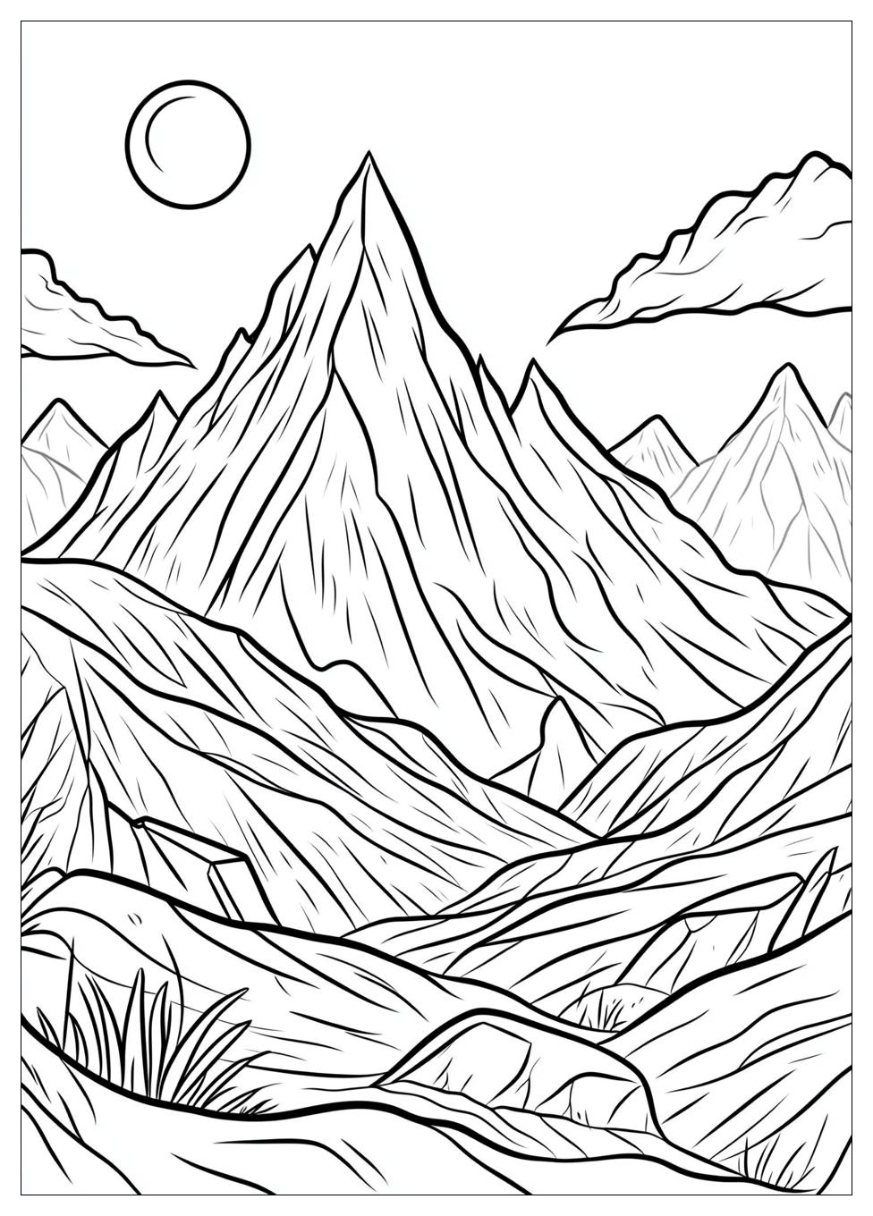 Berg Ausmalbilder 3