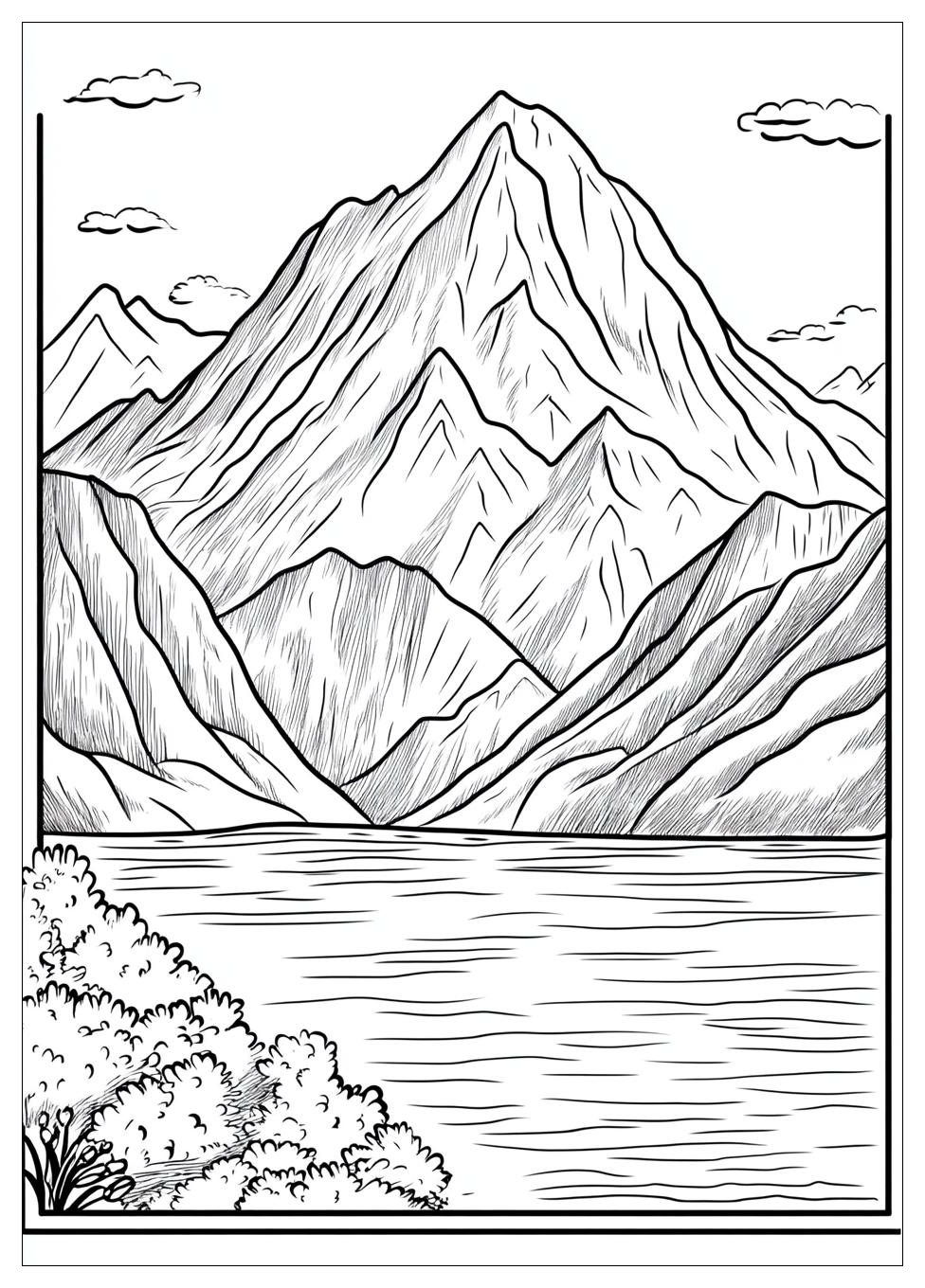 Berg Ausmalbilder 4