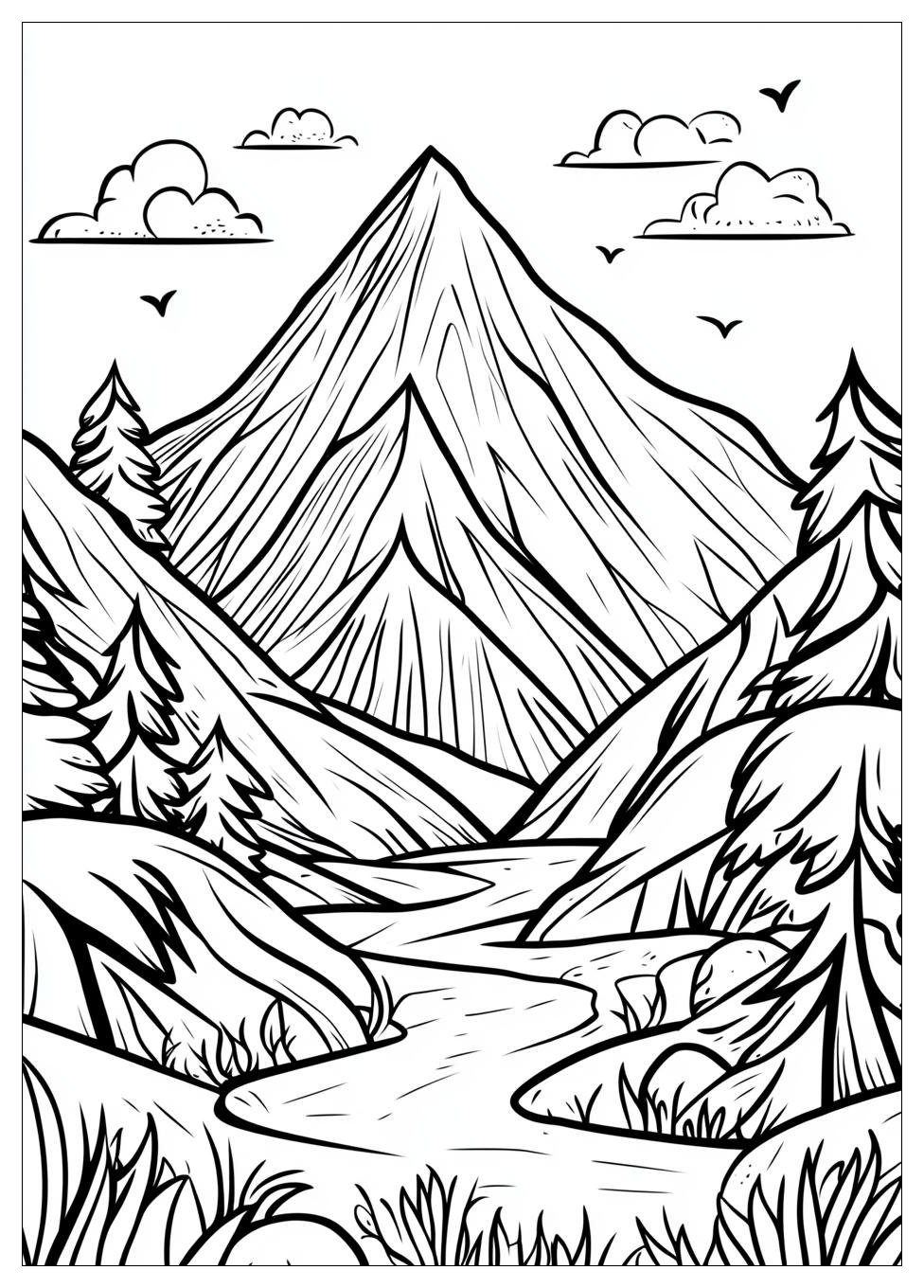 Berg Ausmalbilder 5