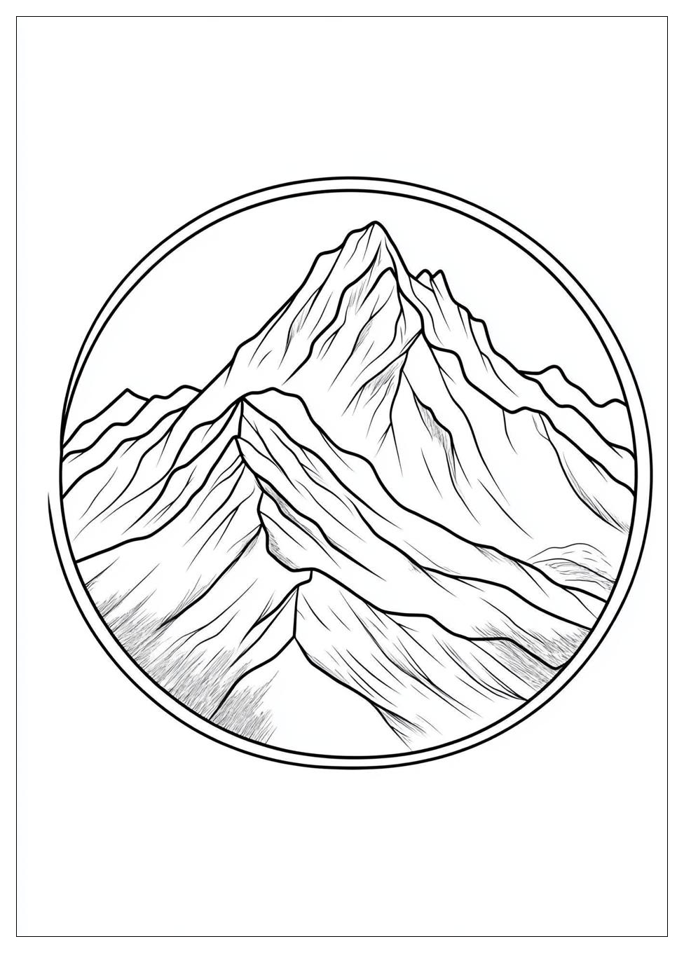 Berg Ausmalbilder 7