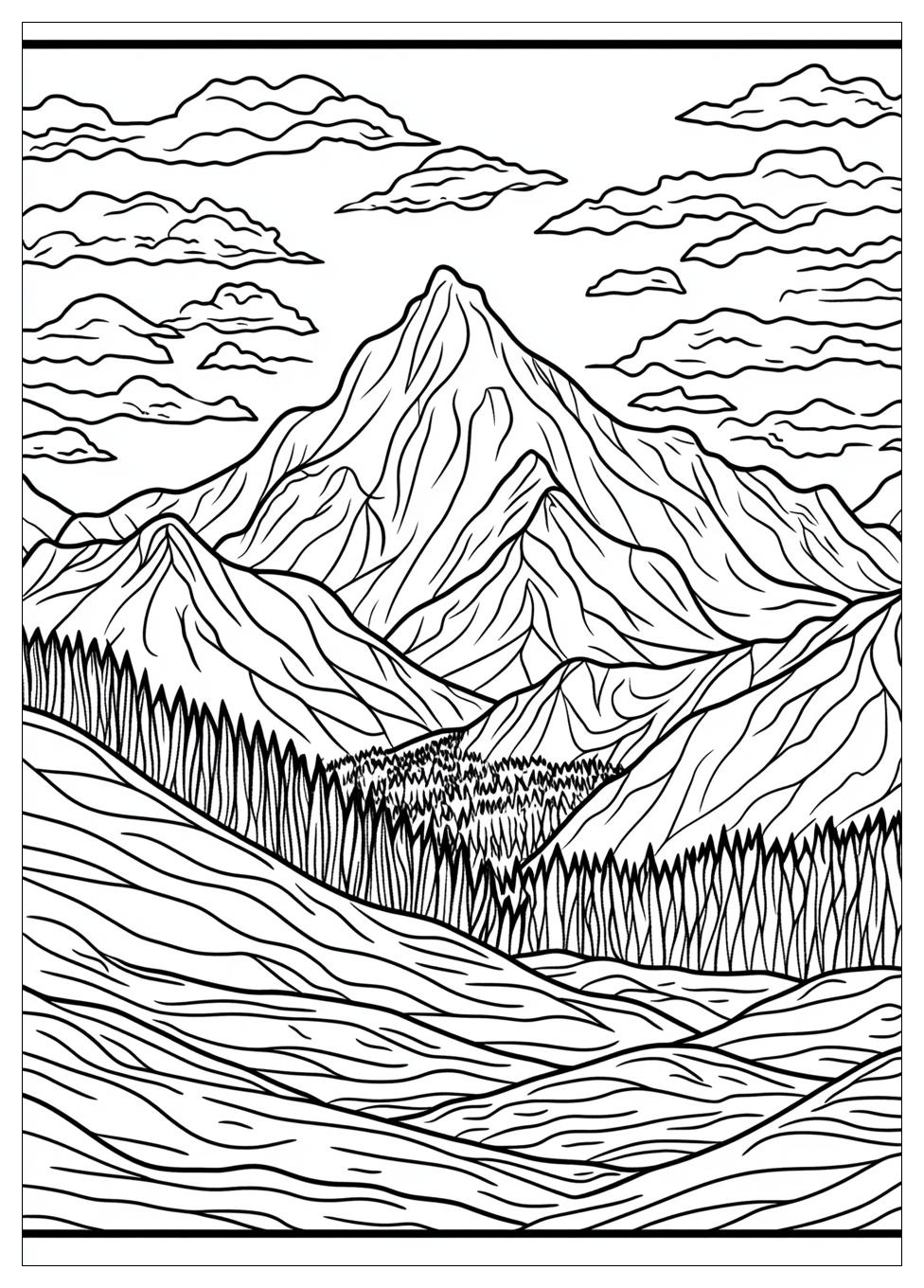 Berg Ausmalbilder 8