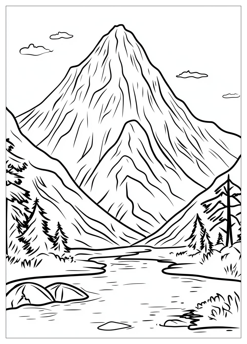 Berg Ausmalbilder 9