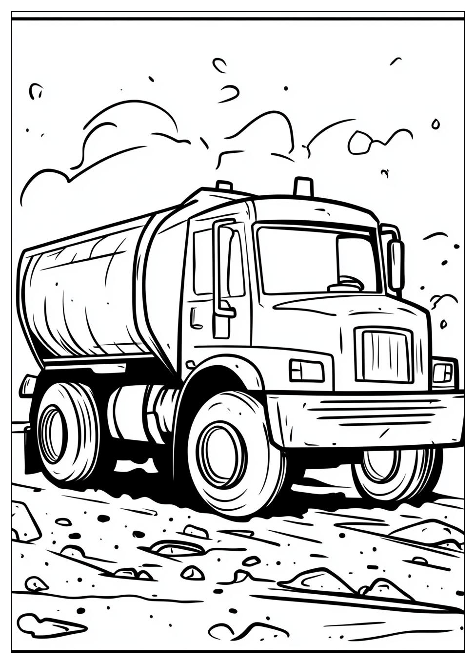 Betonmischer Ausmalbilder 1
