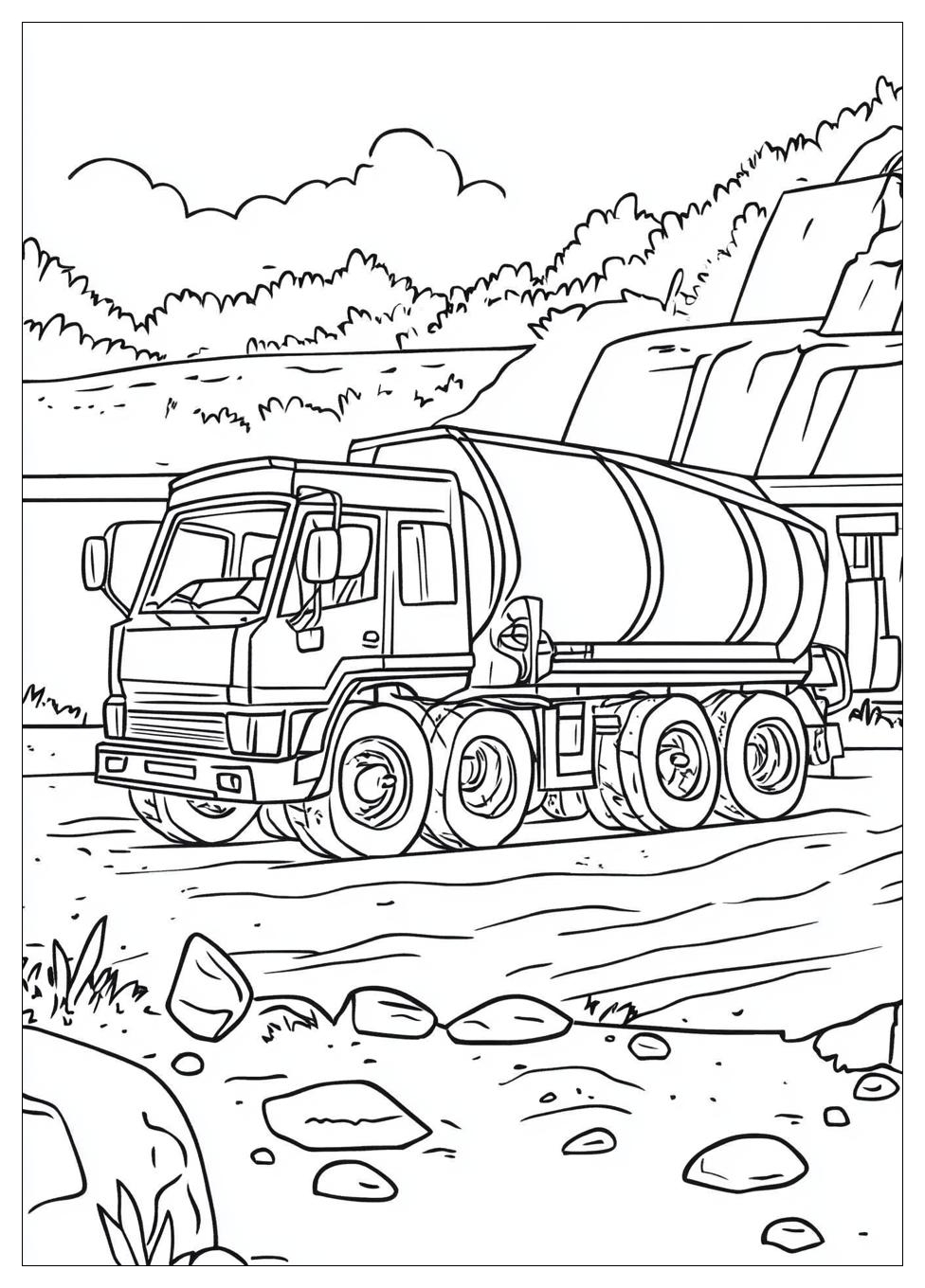 Betonmischer Ausmalbilder 11