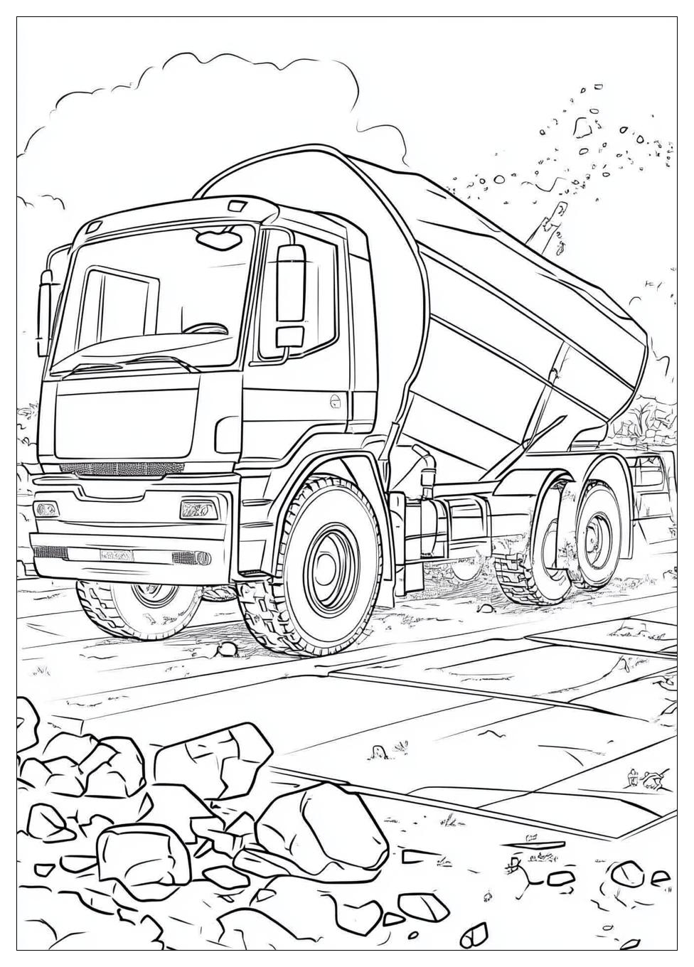 Betonmischer Ausmalbilder 13