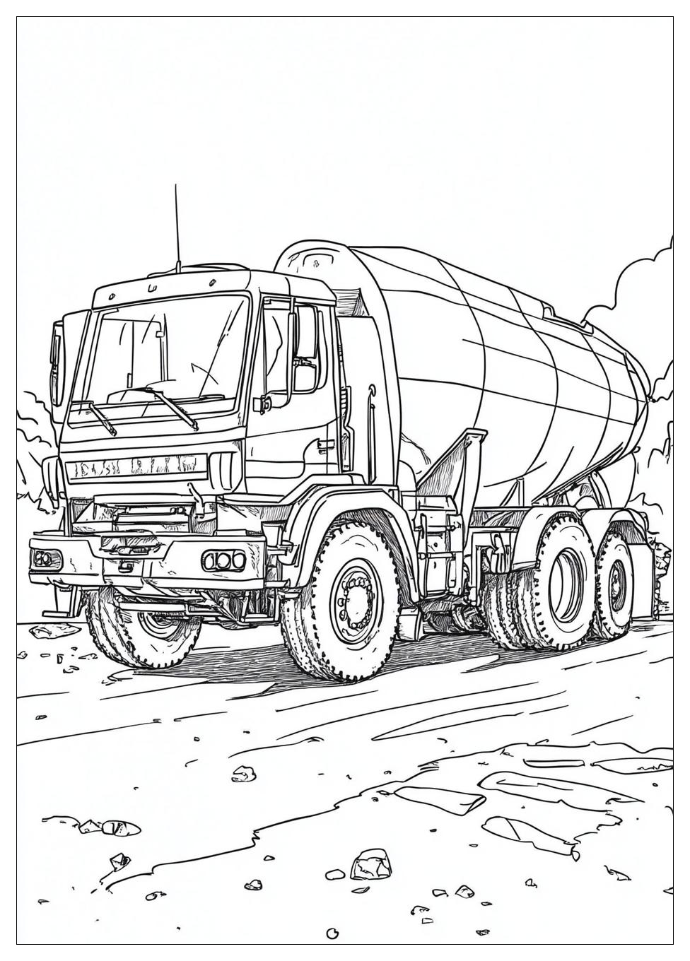 Betonmischer Ausmalbilder 16