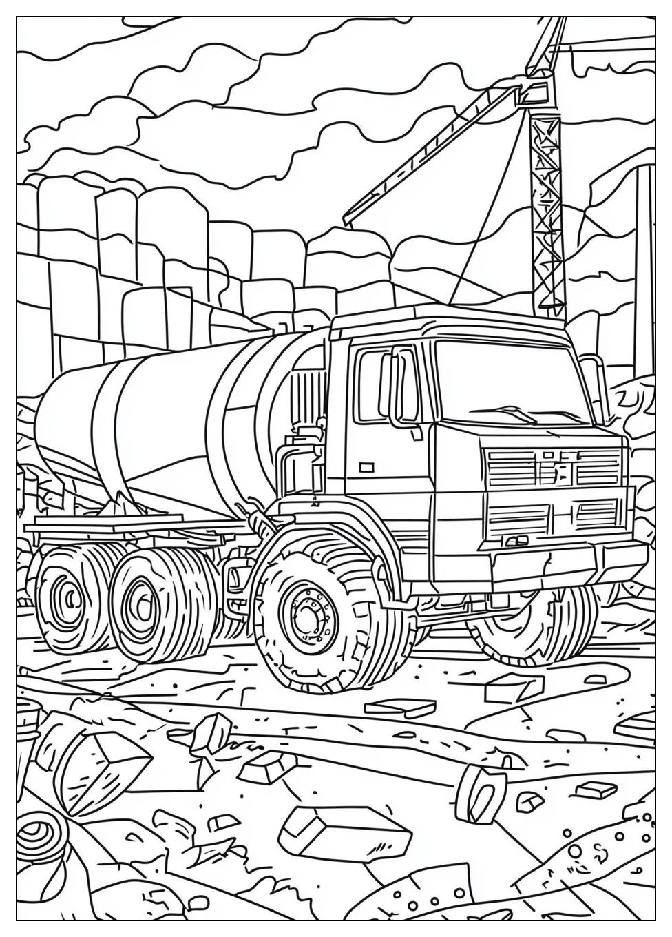 Betonmischer Ausmalbilder 19