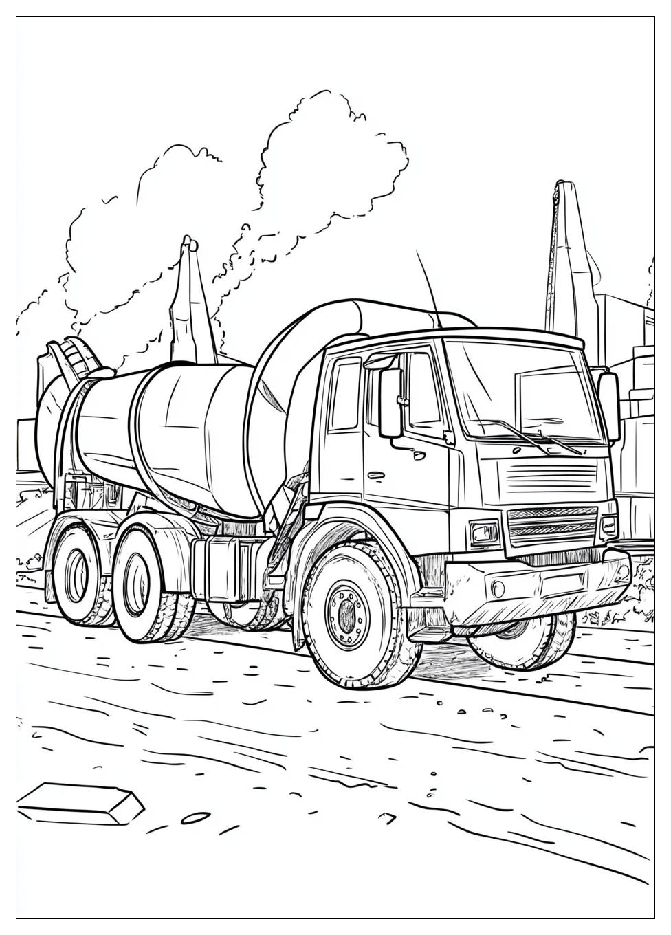 Betonmischer Ausmalbilder 22