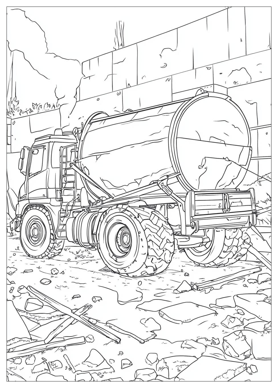 Betonmischer Ausmalbilder 23