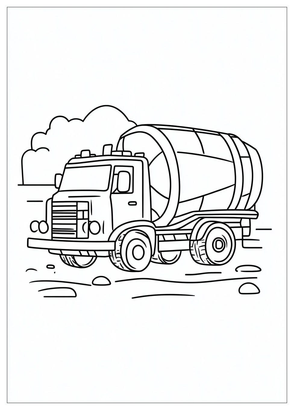Betonmischer Ausmalbilder 7