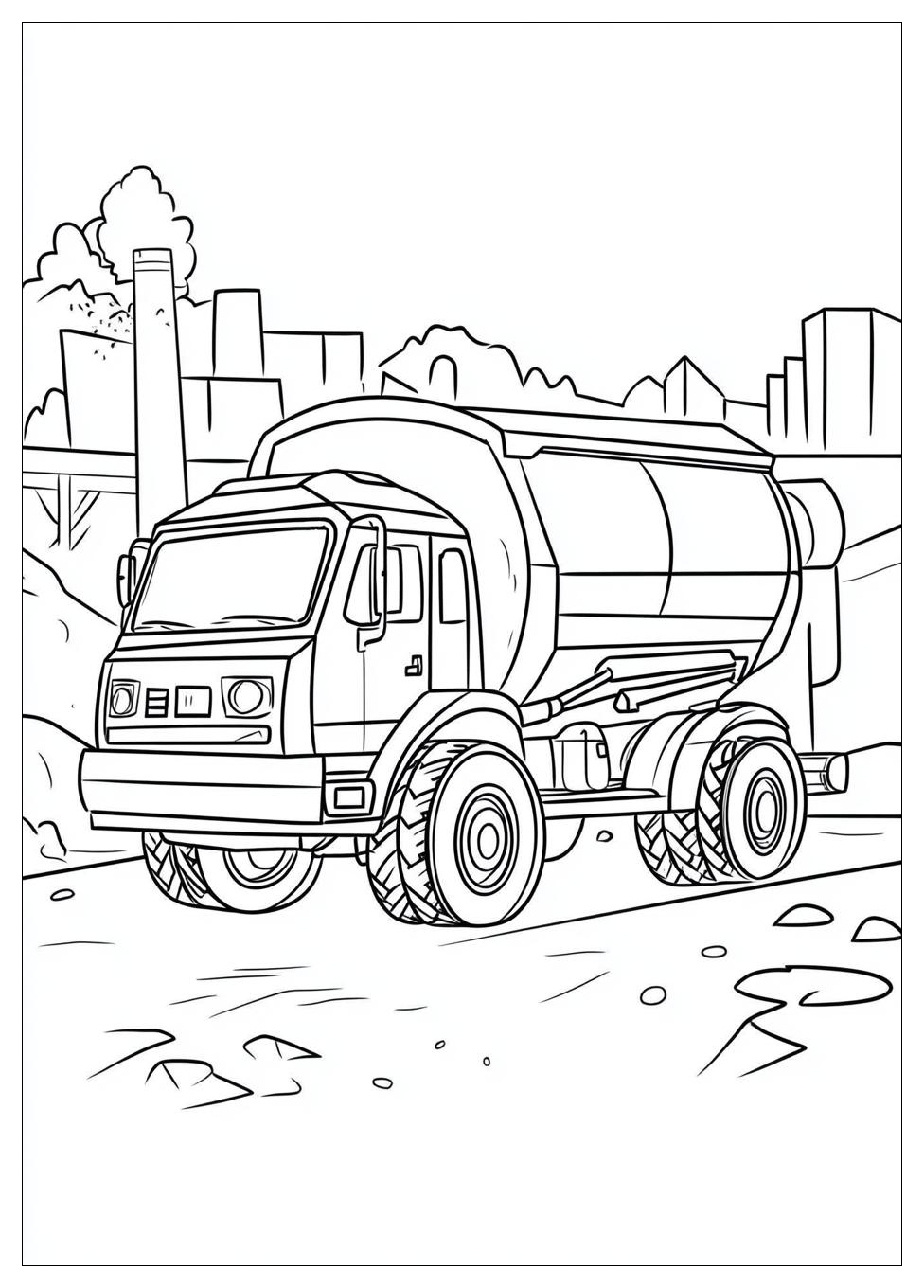 Betonmischer Ausmalbilder 9