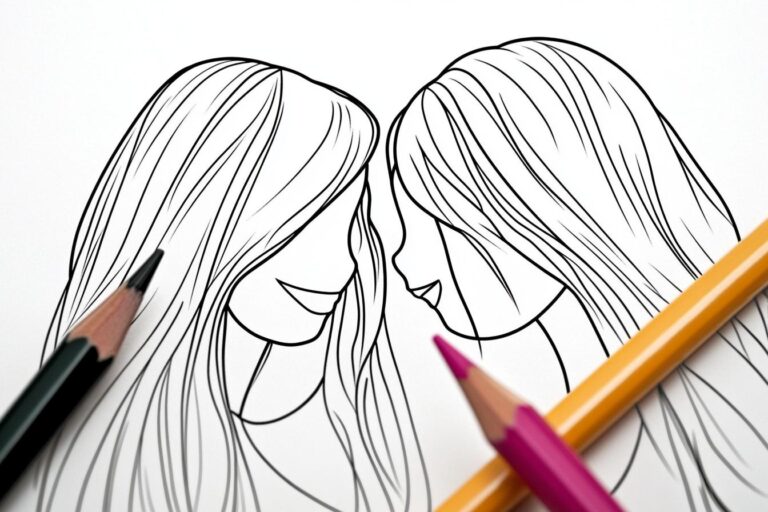 Bff Ausmalbilder : Freundschaft in Farbe