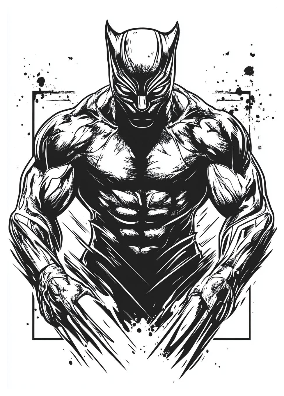 Black Panther Ausmalbilder 16