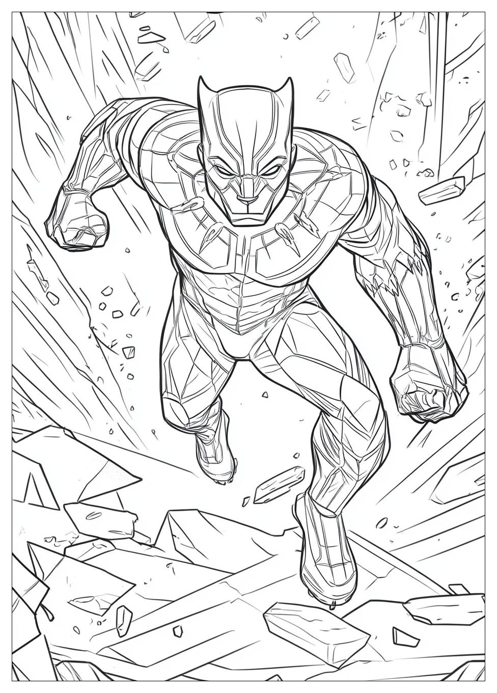 Black Panther Ausmalbilder 24