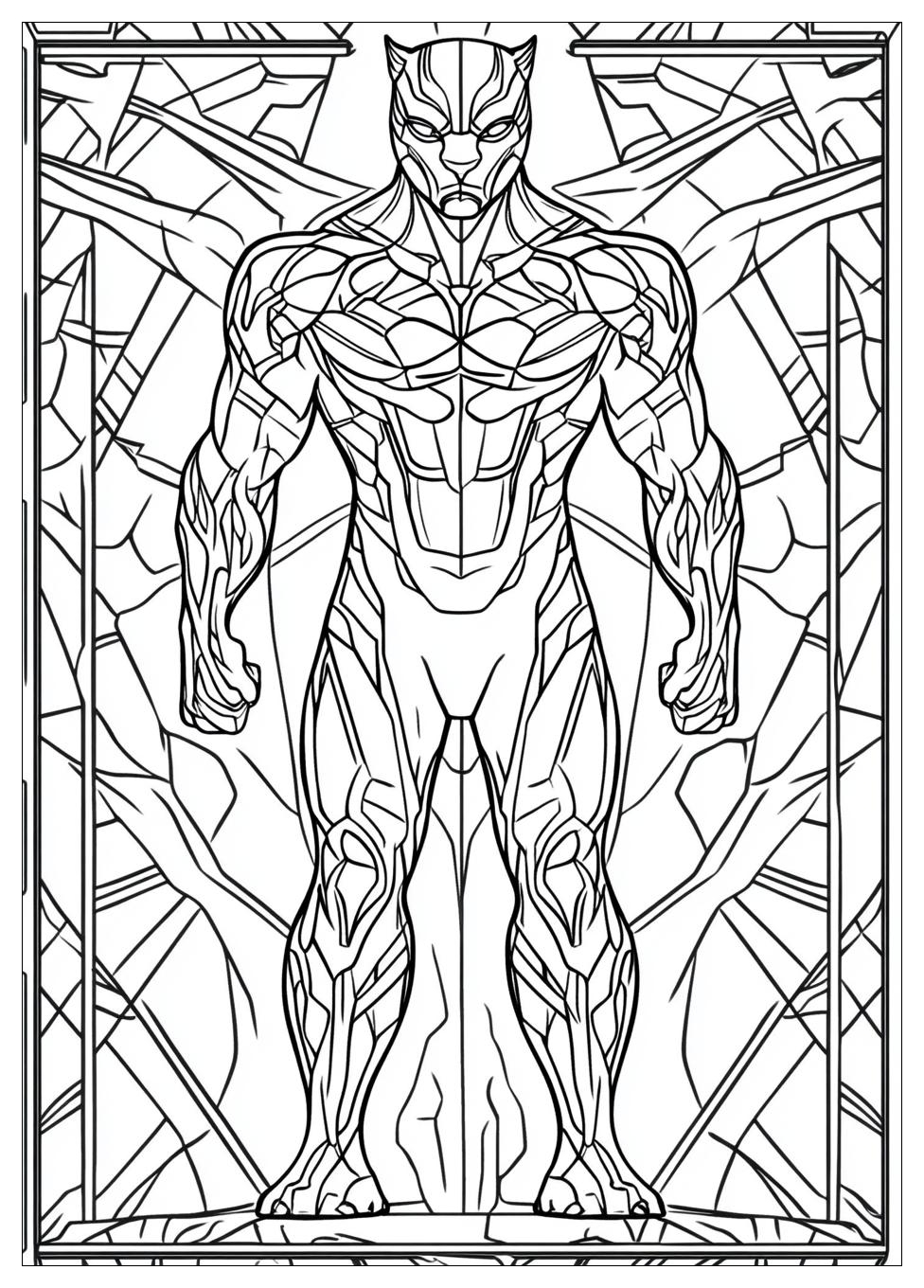 Black Panther Ausmalbilder 7