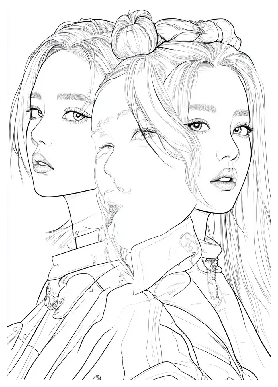 Blackpink Ausmalbilder 16