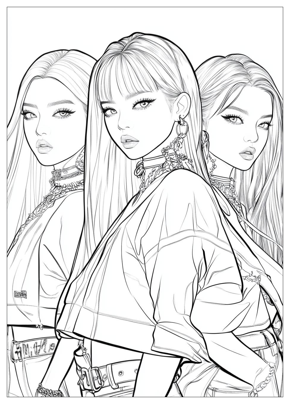 Blackpink Ausmalbilder 17
