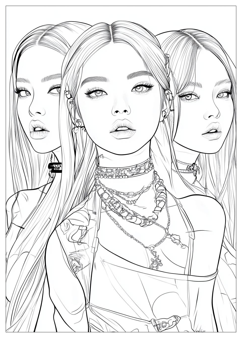 Blackpink Ausmalbilder 23