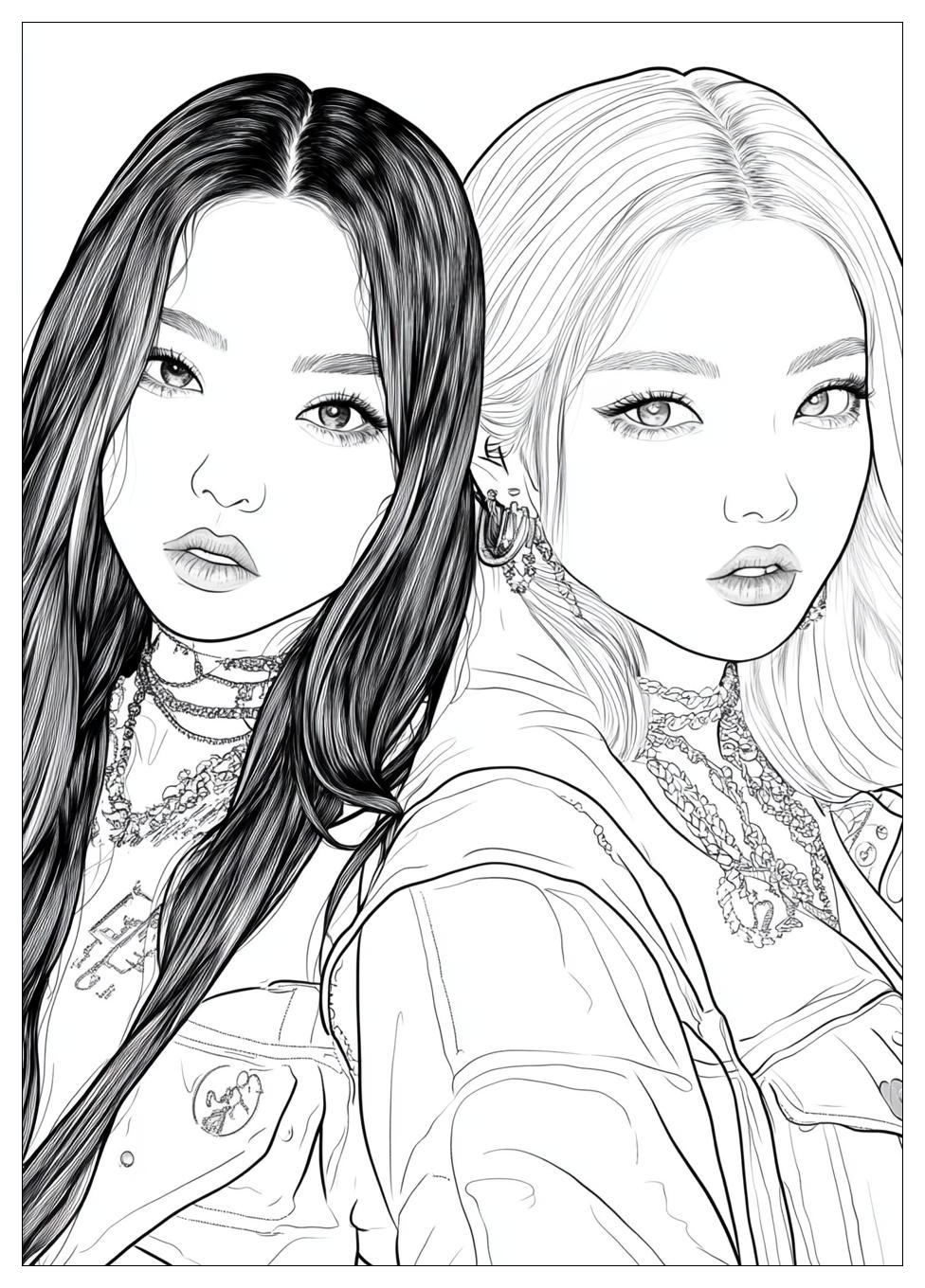 Blackpink Ausmalbilder 24