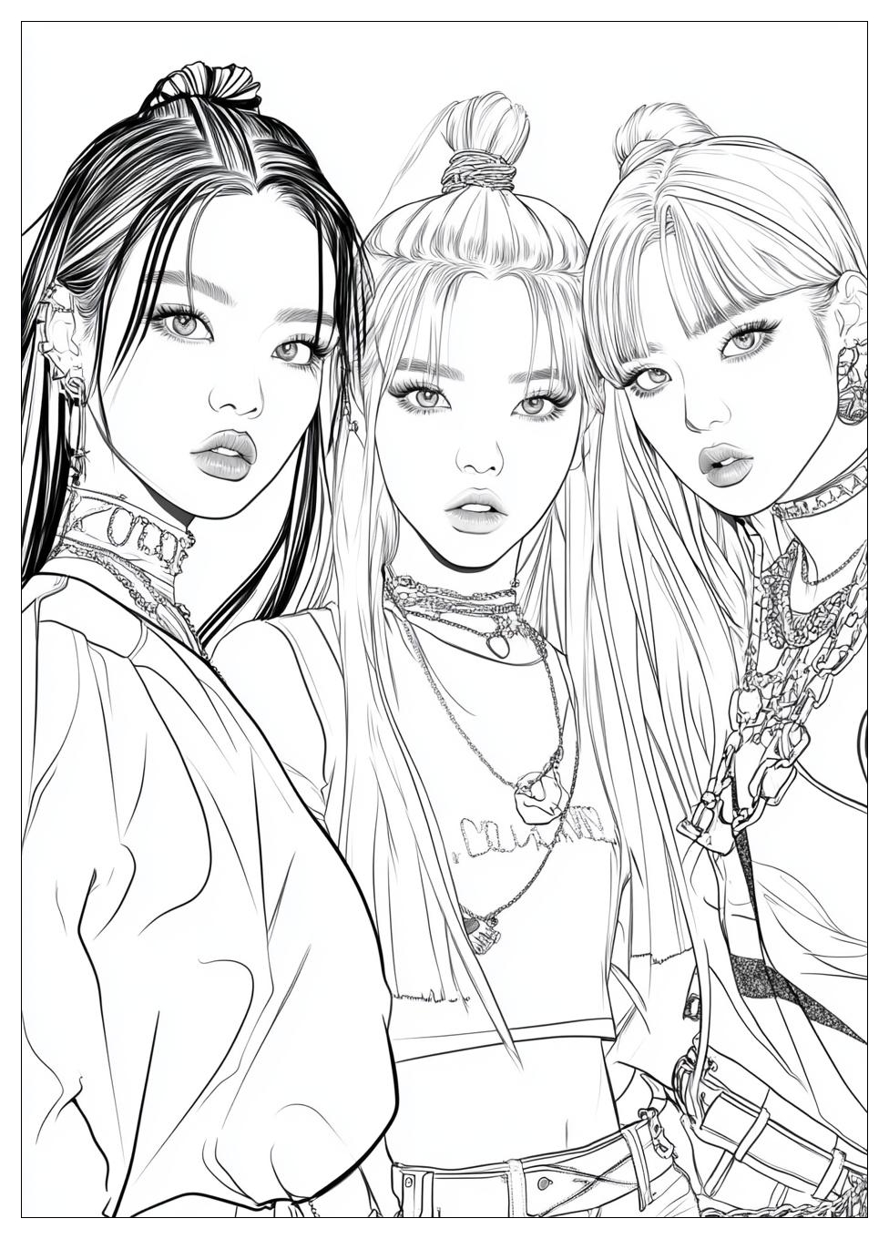 Blackpink Ausmalbilder 9