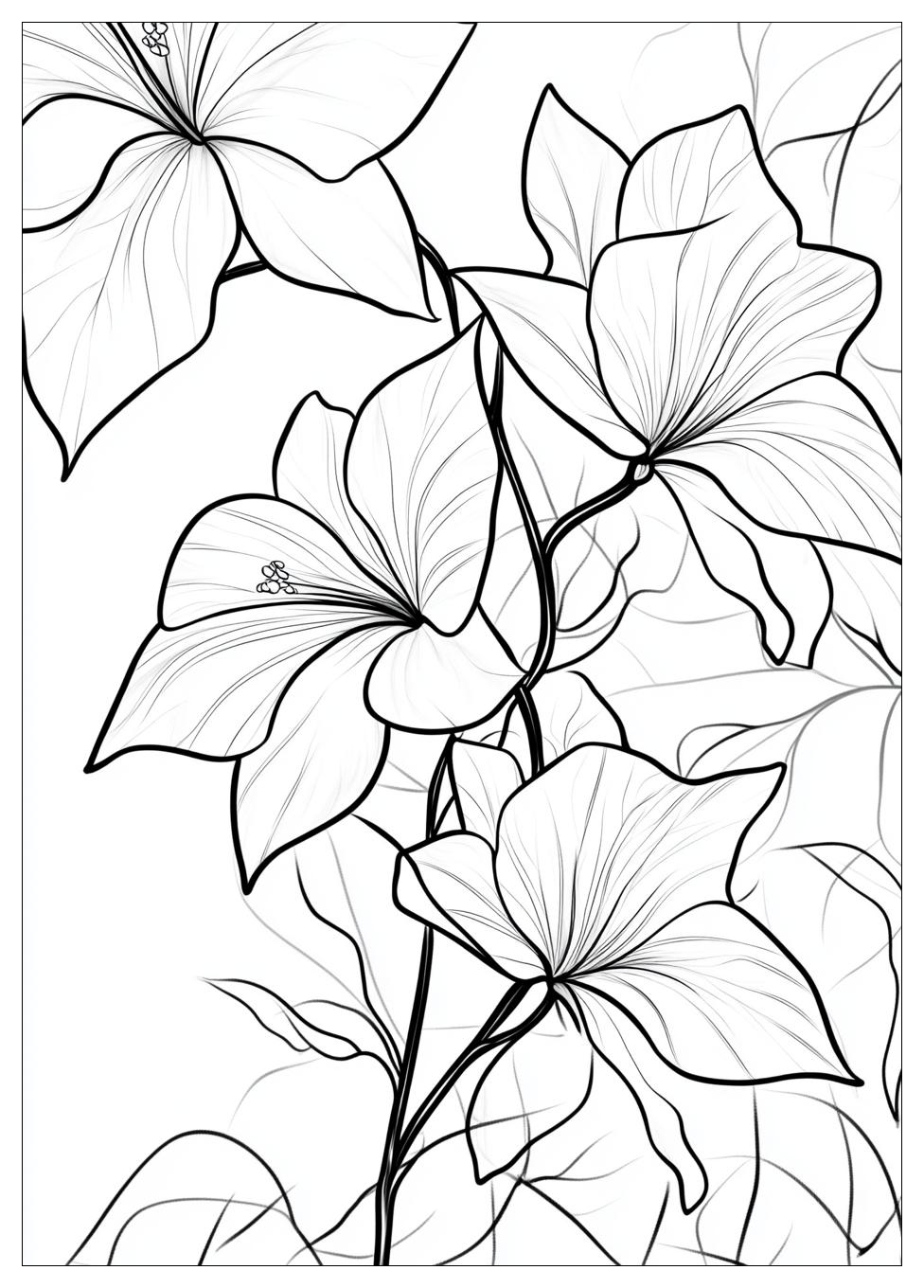 Blumenranke Ausmalbilder 14