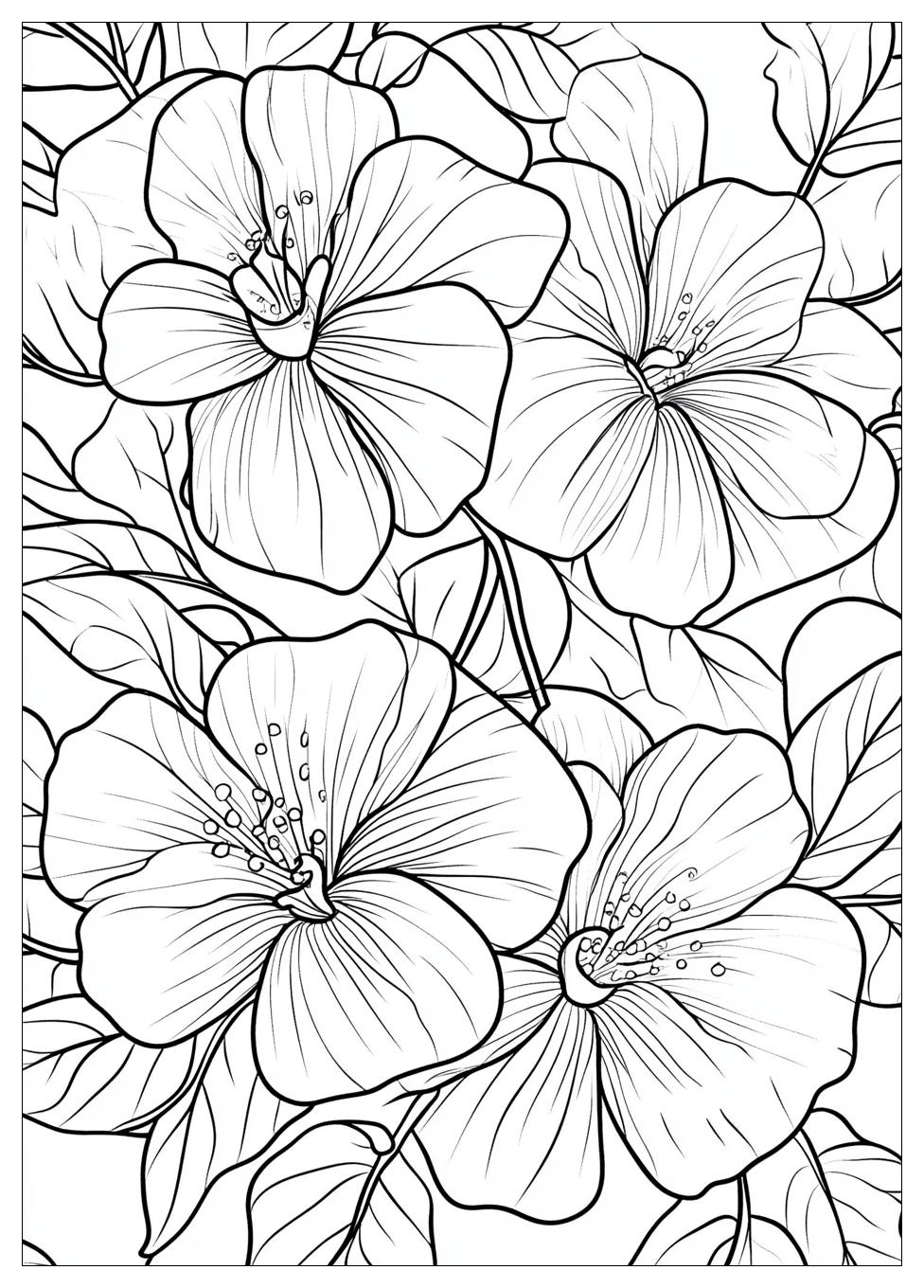 Blumenranke Ausmalbilder 17