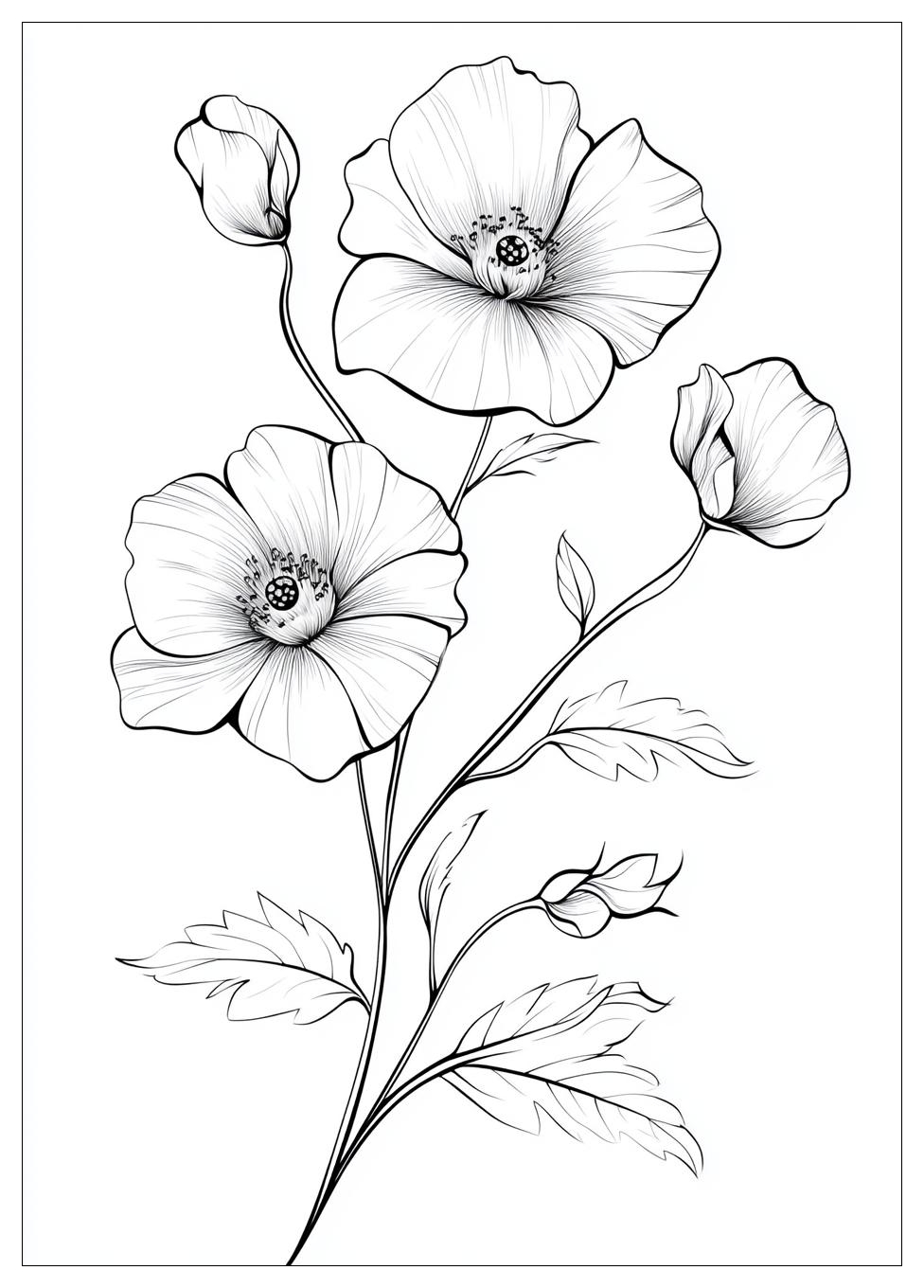 Blumenranke Ausmalbilder 20
