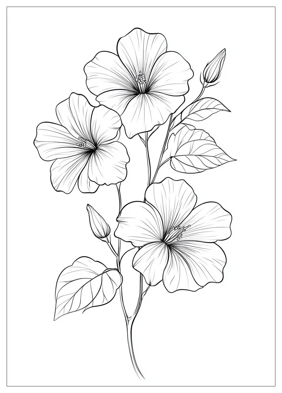 Blumenranke Ausmalbilder 24