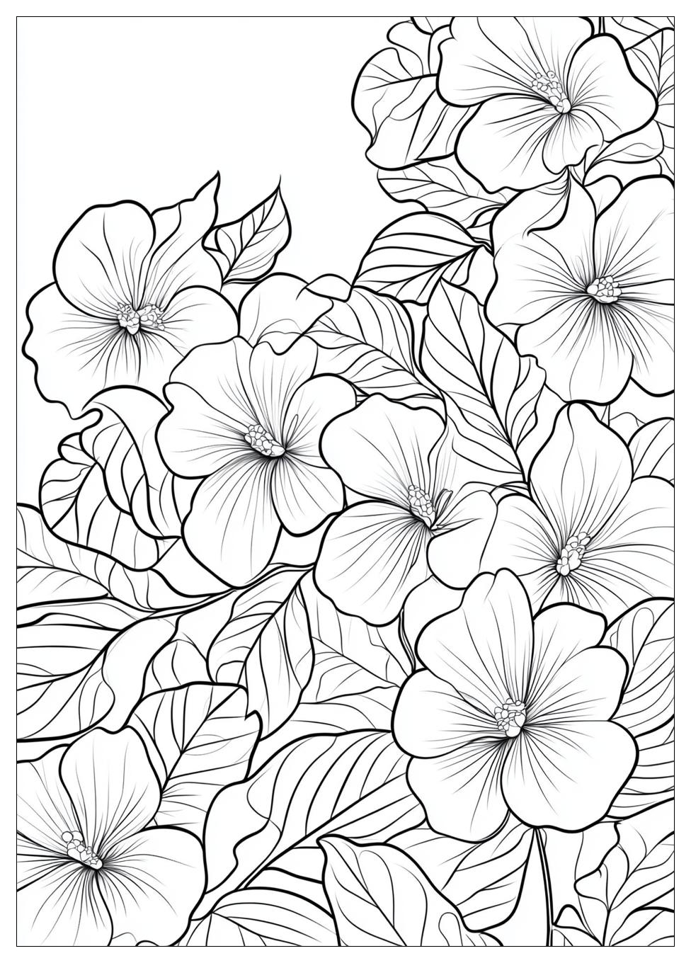 Blumenranke Ausmalbilder 5