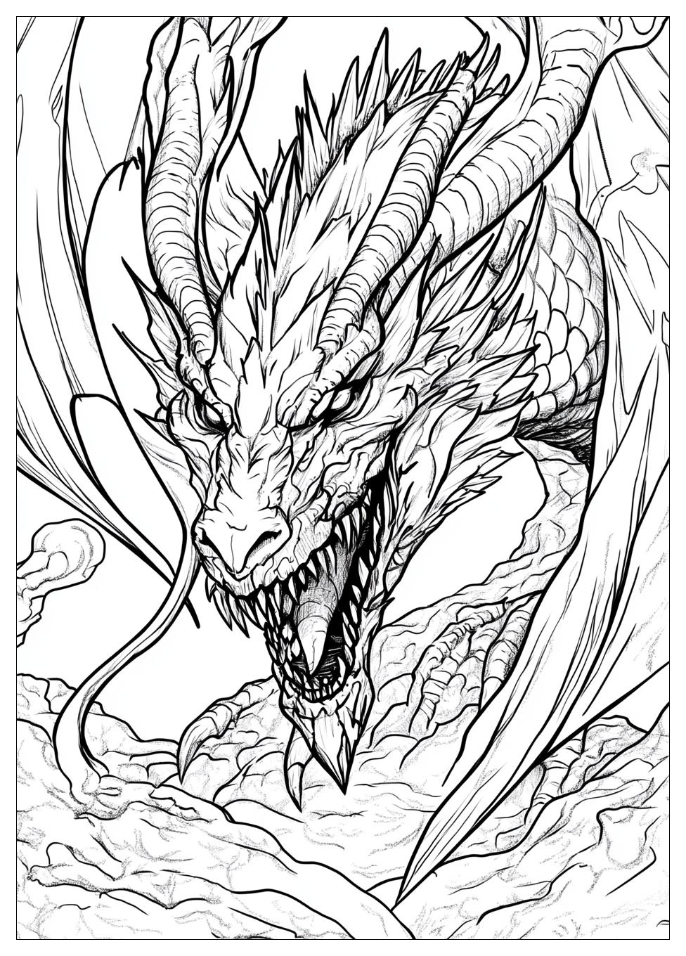 Böse Drachen Ausmalbilder 11