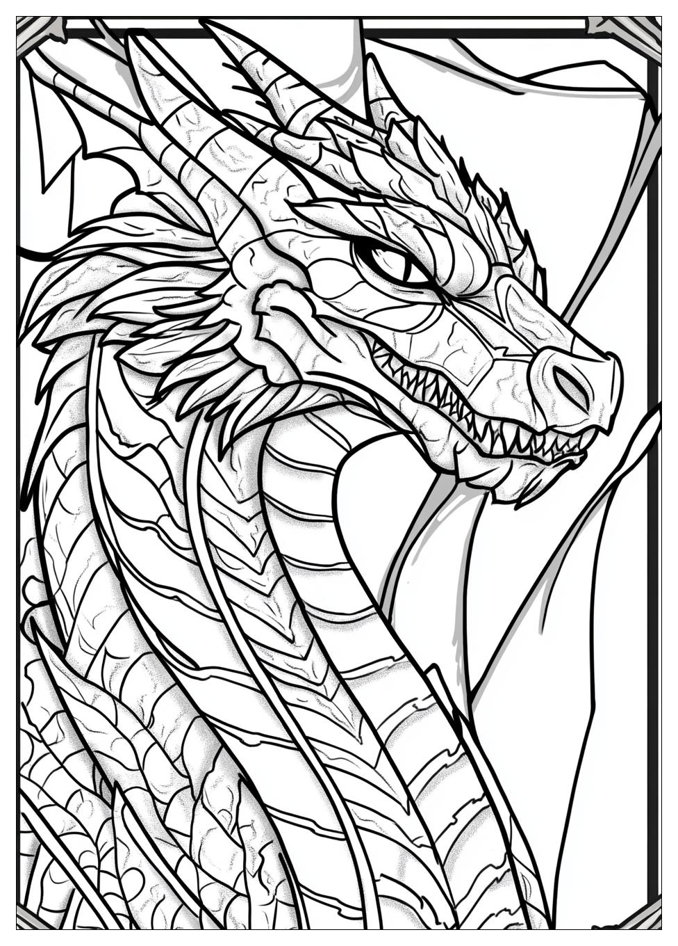 Böse Drachen Ausmalbilder 12