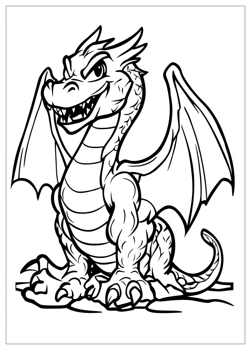 Böse Drachen Ausmalbilder 13