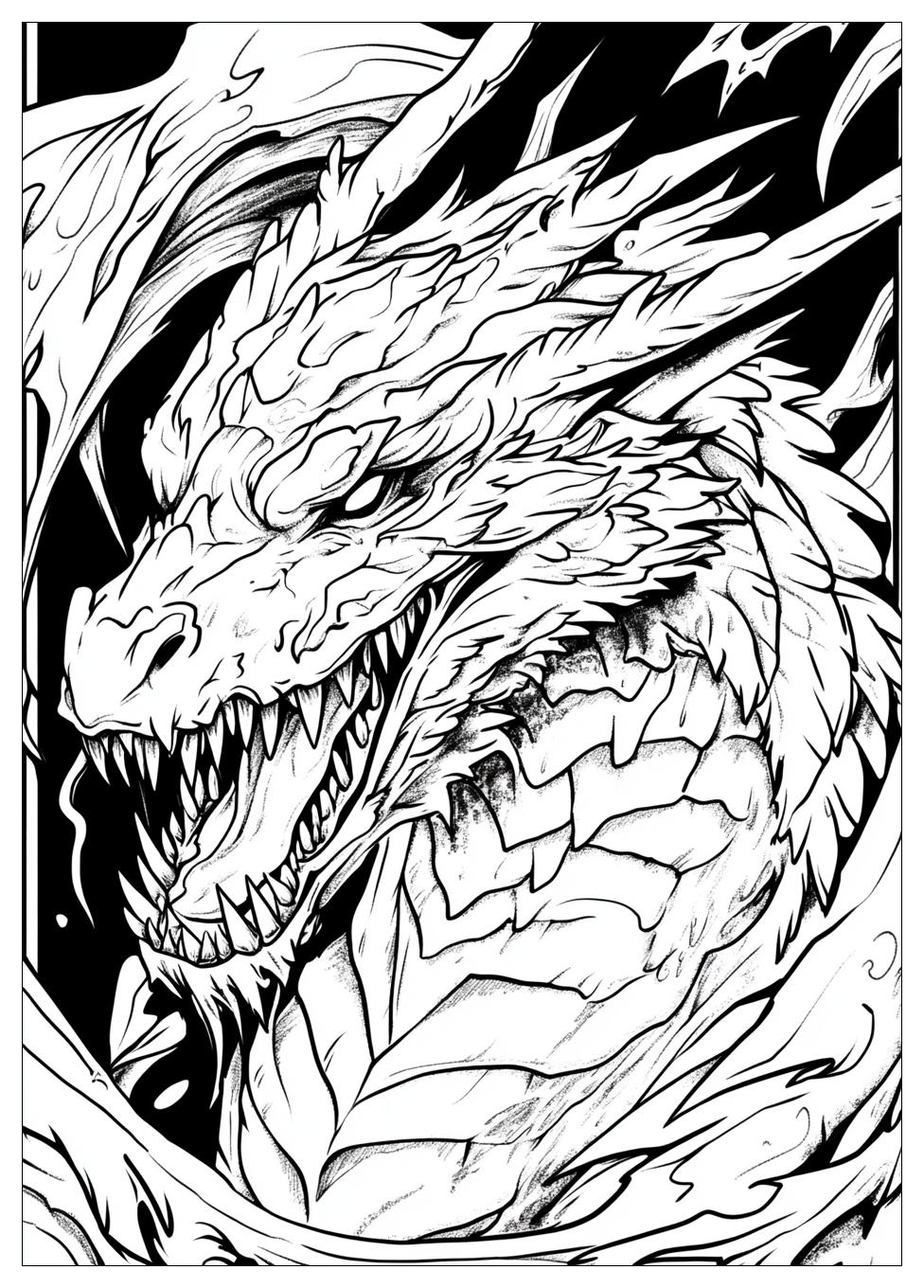 Böse Drachen Ausmalbilder 14