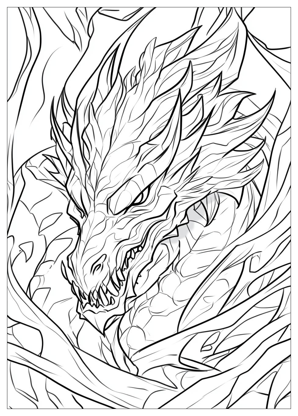 Böse Drachen Ausmalbilder 15