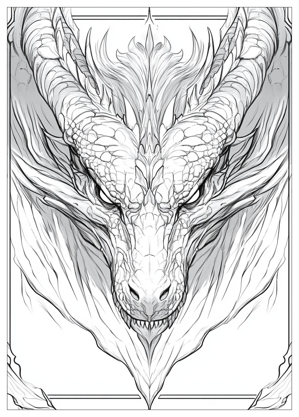 Böse Drachen Ausmalbilder 16