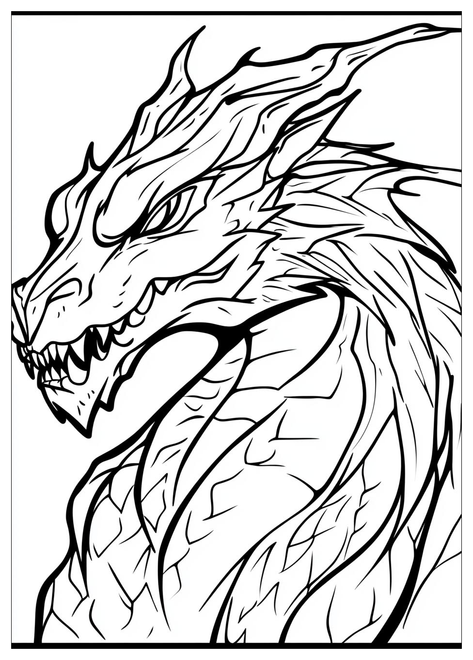 Böse Drachen Ausmalbilder 2