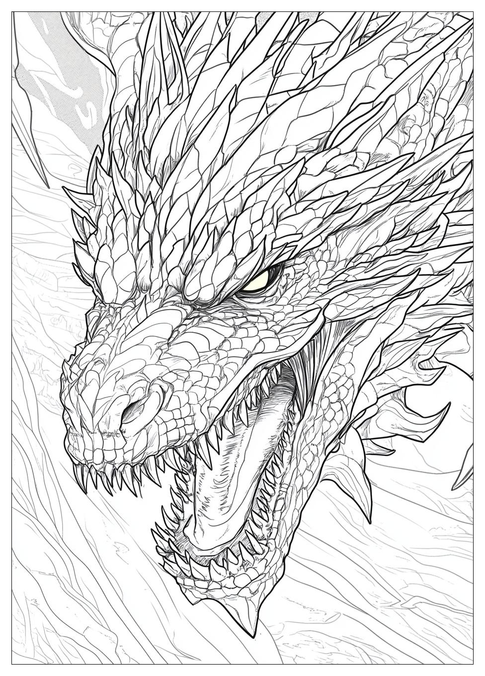 Böse Drachen Ausmalbilder 23
