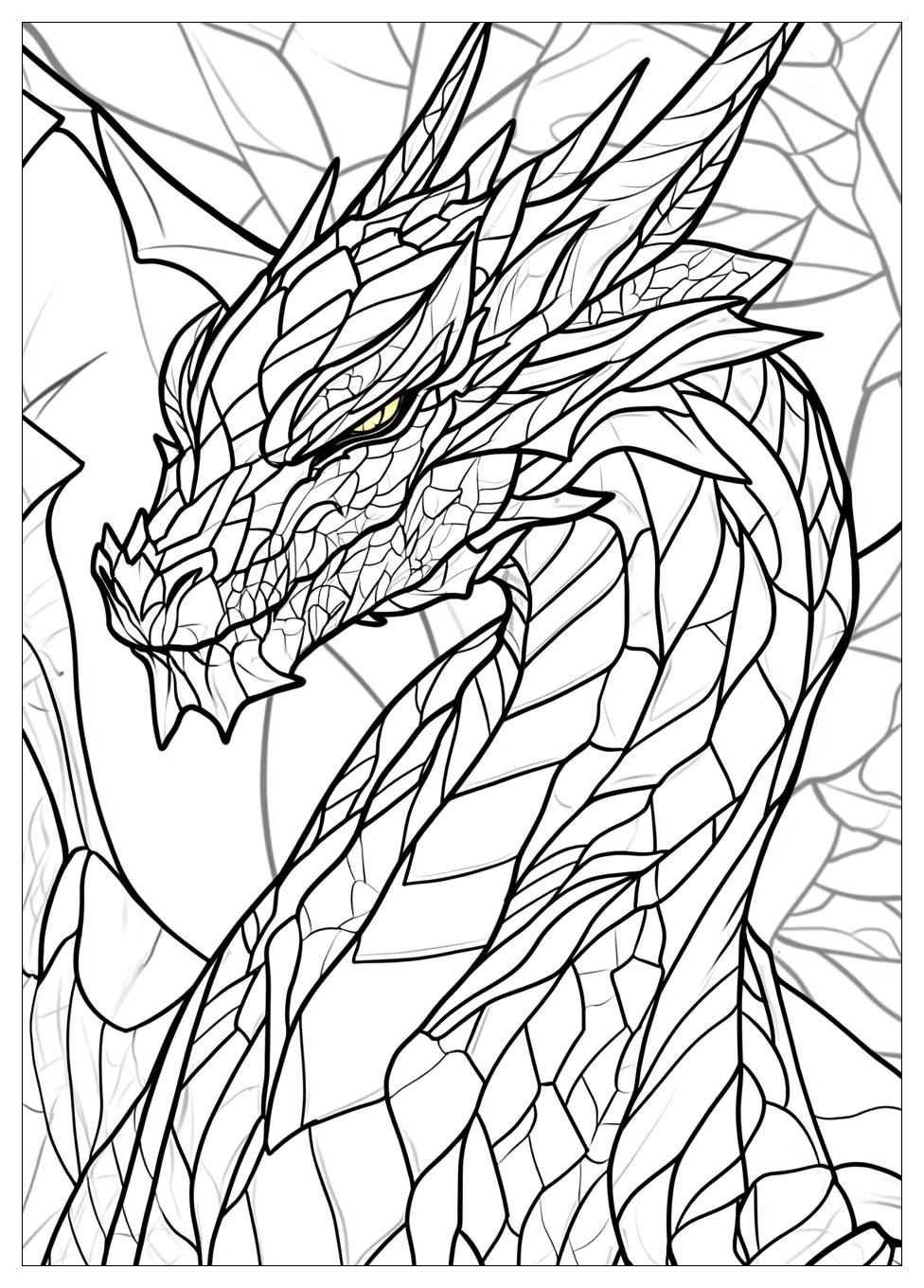 Böse Drachen Ausmalbilder 4
