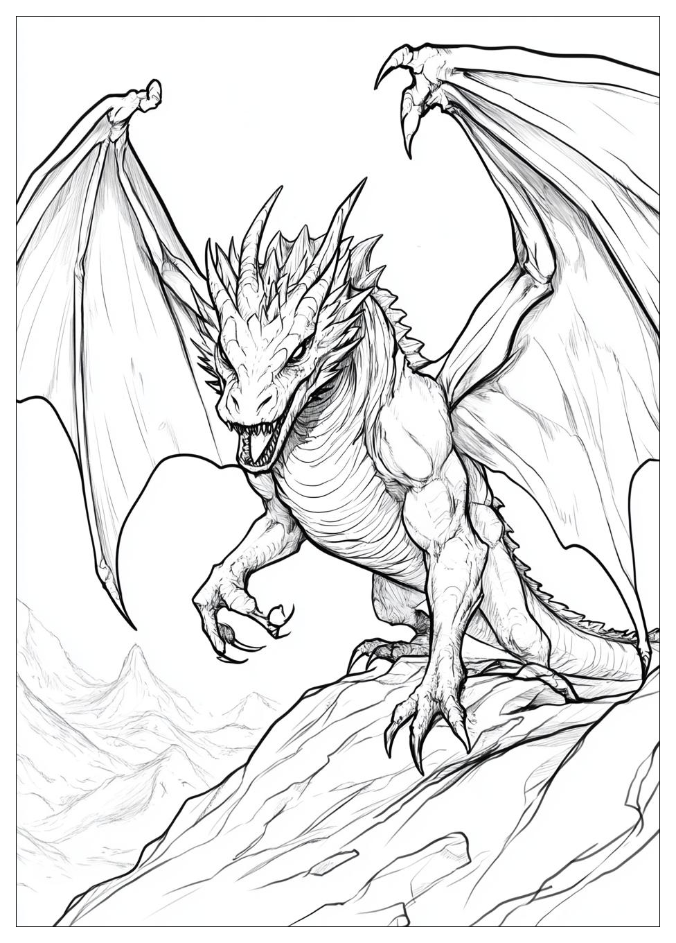 Böse Drachen Ausmalbilder 5