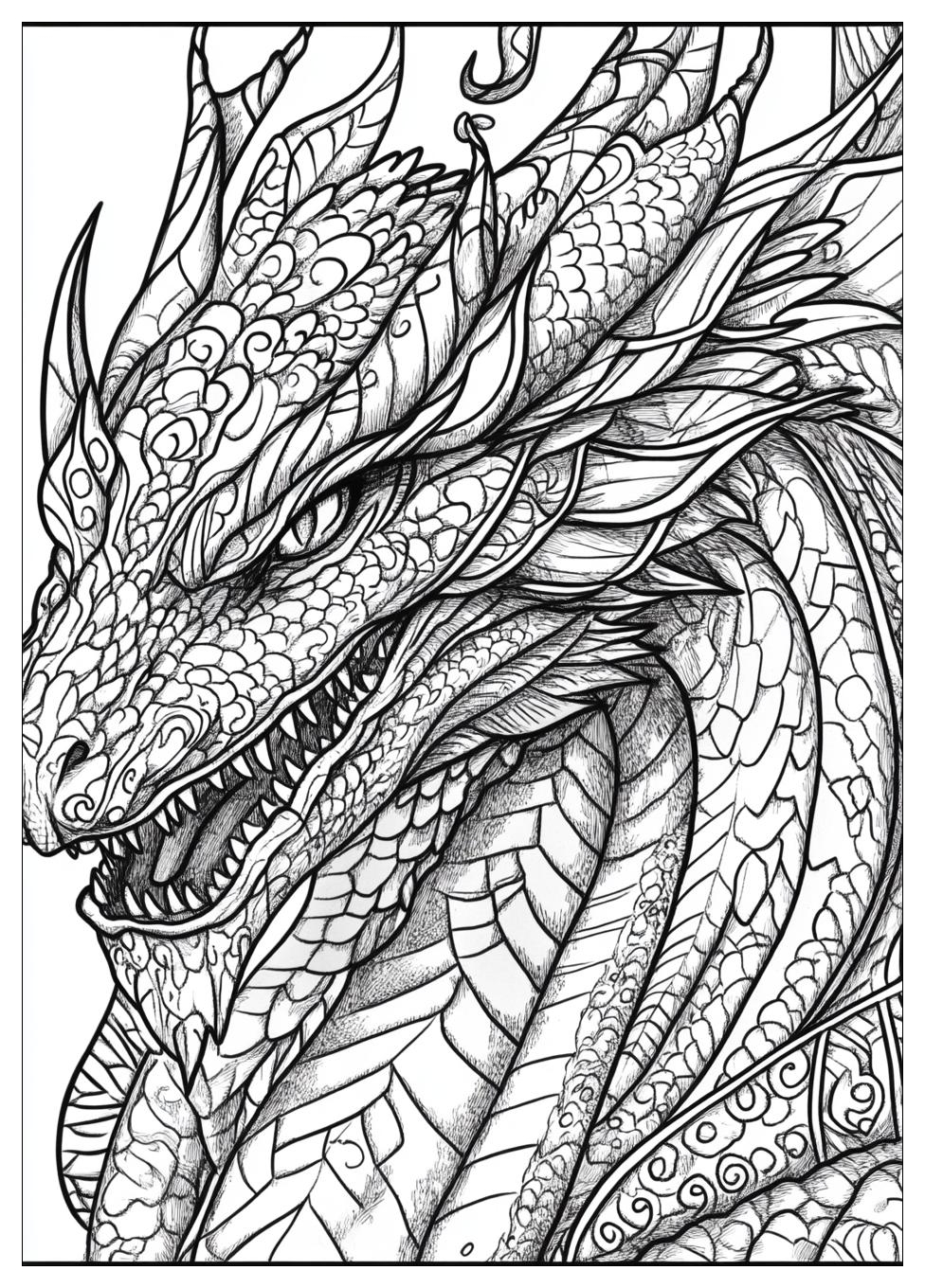 Böse Drachen Ausmalbilder 7