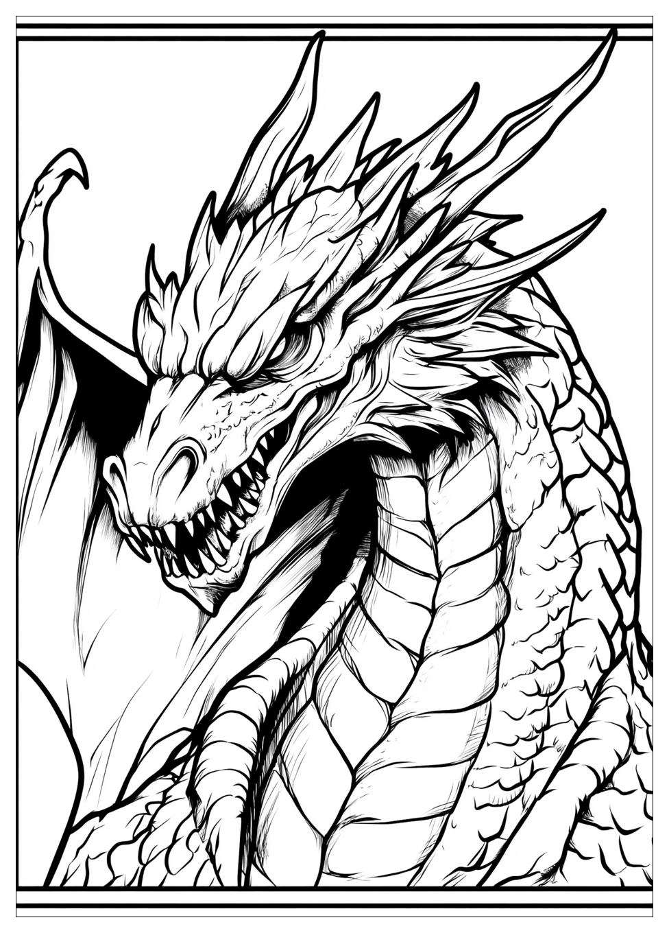 Böse Drachen Ausmalbilder 8