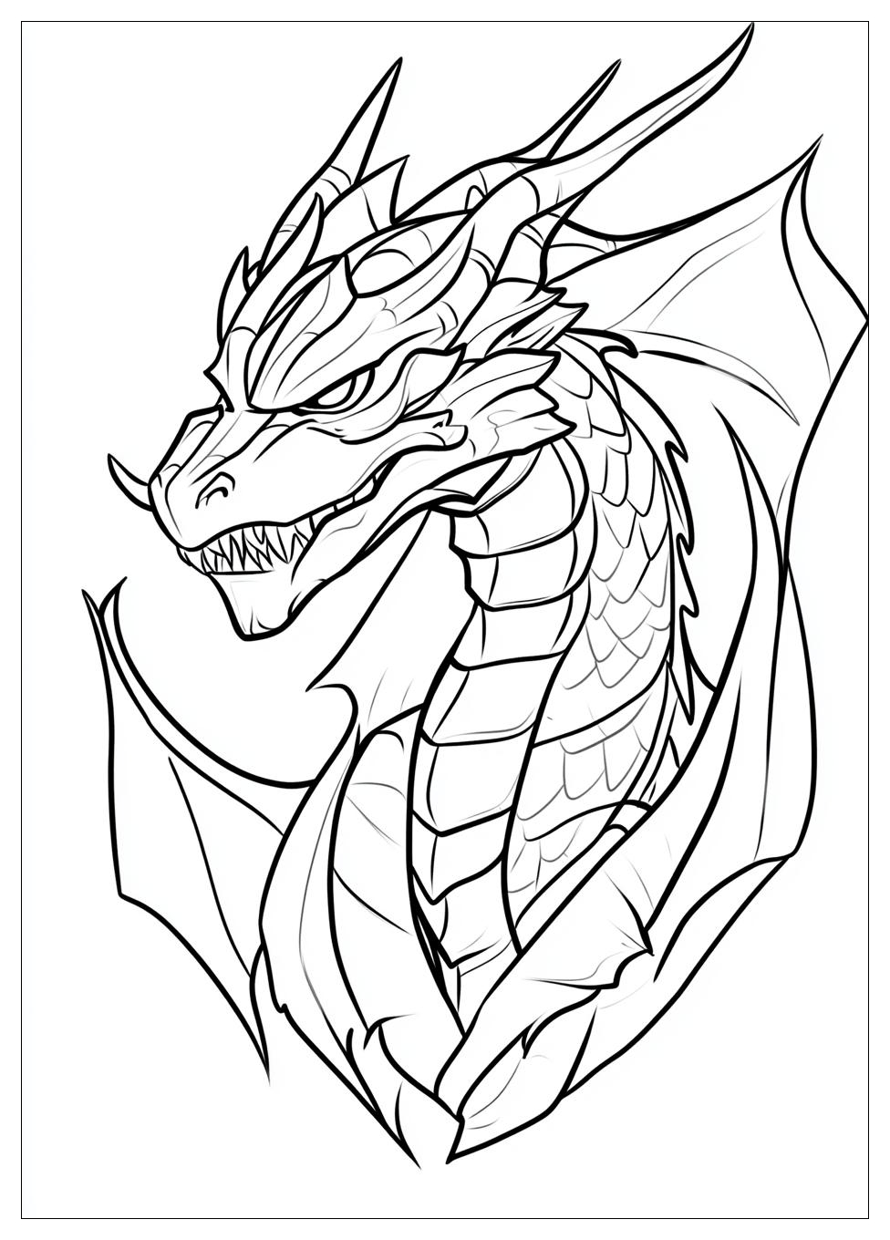 Böse Drachen Ausmalbilder 9