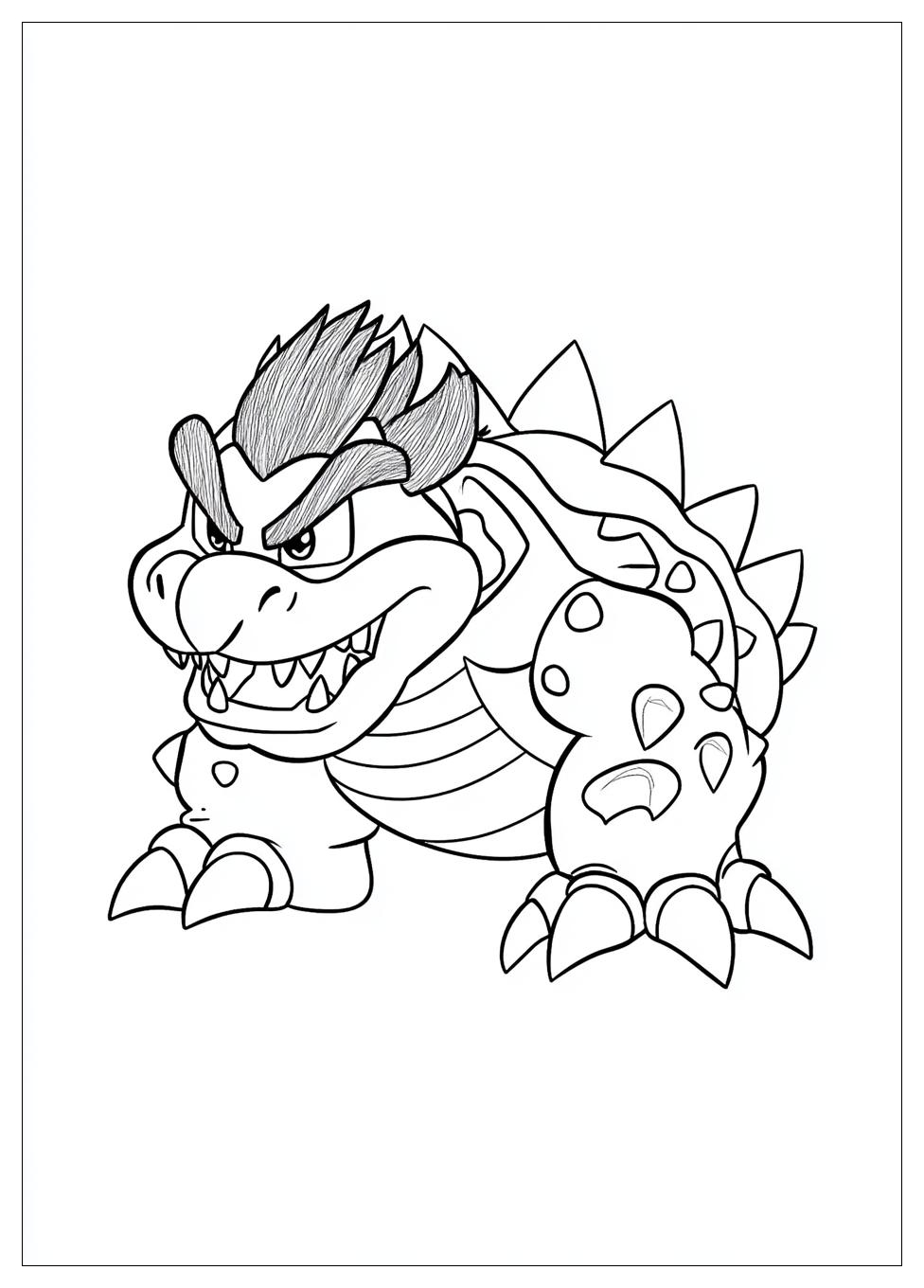 Bowser Ausmalbilder 17